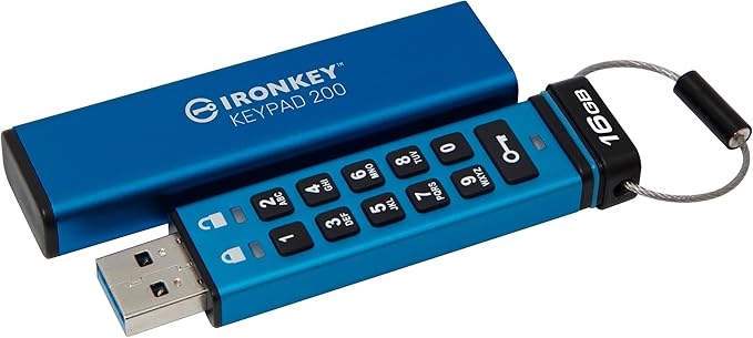 Kingston 64GB IronKey Keypad 200 USB Flash Drive