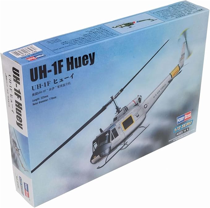Hobbyboss 1/72 UH-1F Huey Plastic Model Kit