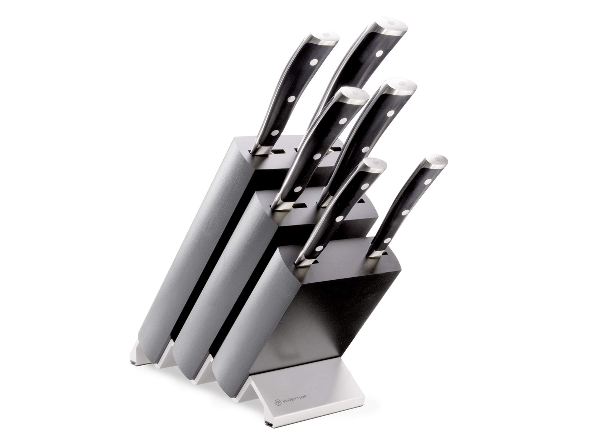 Wusthof Classic Ikon Knife Block Set 7pc Black