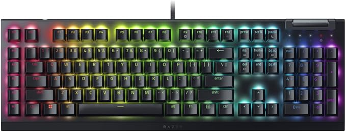 Razer BlackWidow V4 x Keyboard USB German Black Hardware/Electronic