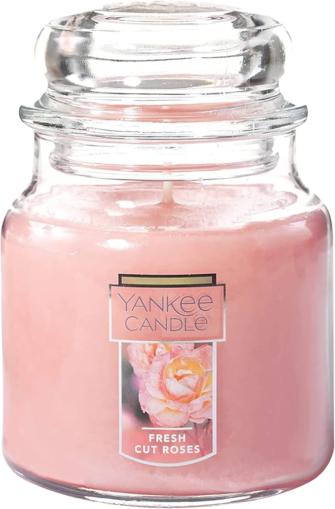 Yankee Candle Fresh Cut Roses | Medium Jar