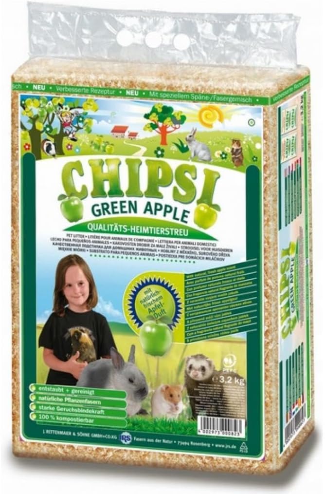 Chipsi Green Apple Bedding 3.2kg