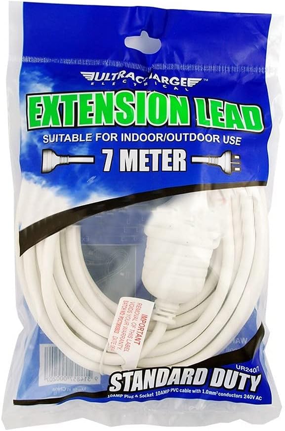 Ultracharge Indoor/Outdoor Extension Lead 7m
