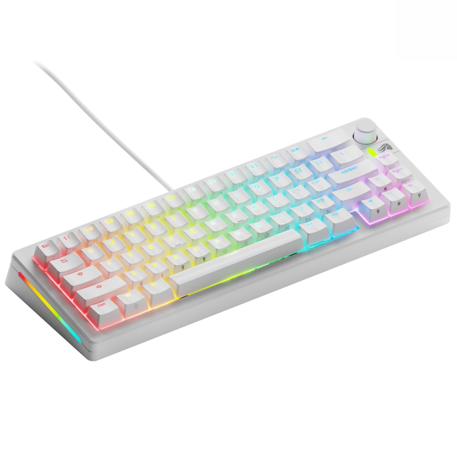 Glorious GMMK 3 65 Prebuilt Wired Keyboard White