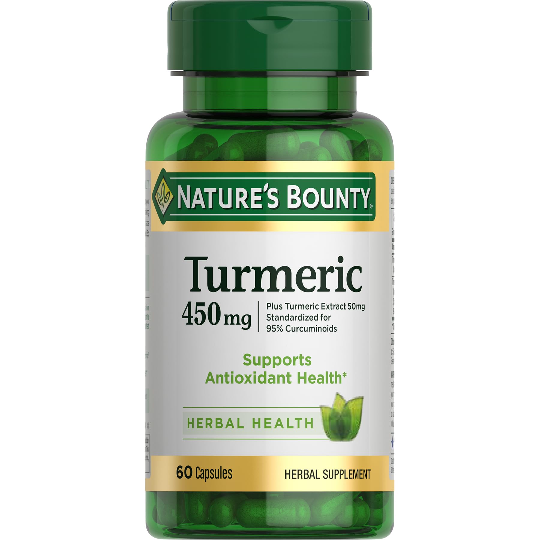 Natures Bounty Turmeric, 450 mg, Capsules - 60 capsules