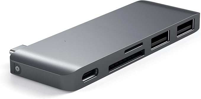 Satechi Type-C USB Pass Through Hub - Space Grey