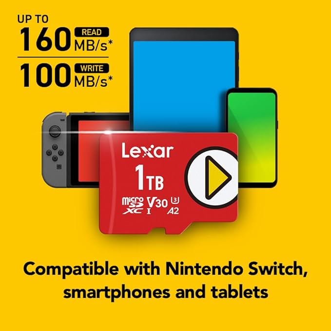 Lexar 1TB PLAY UHS-I microSDXC Memory Card