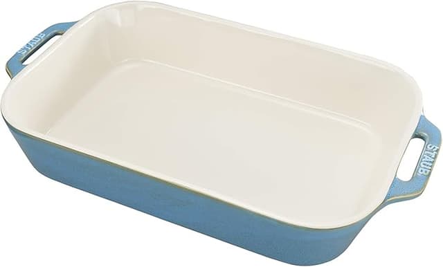 Staub 10.5" x 7.5" Rectangular Baking Dish Turquoise