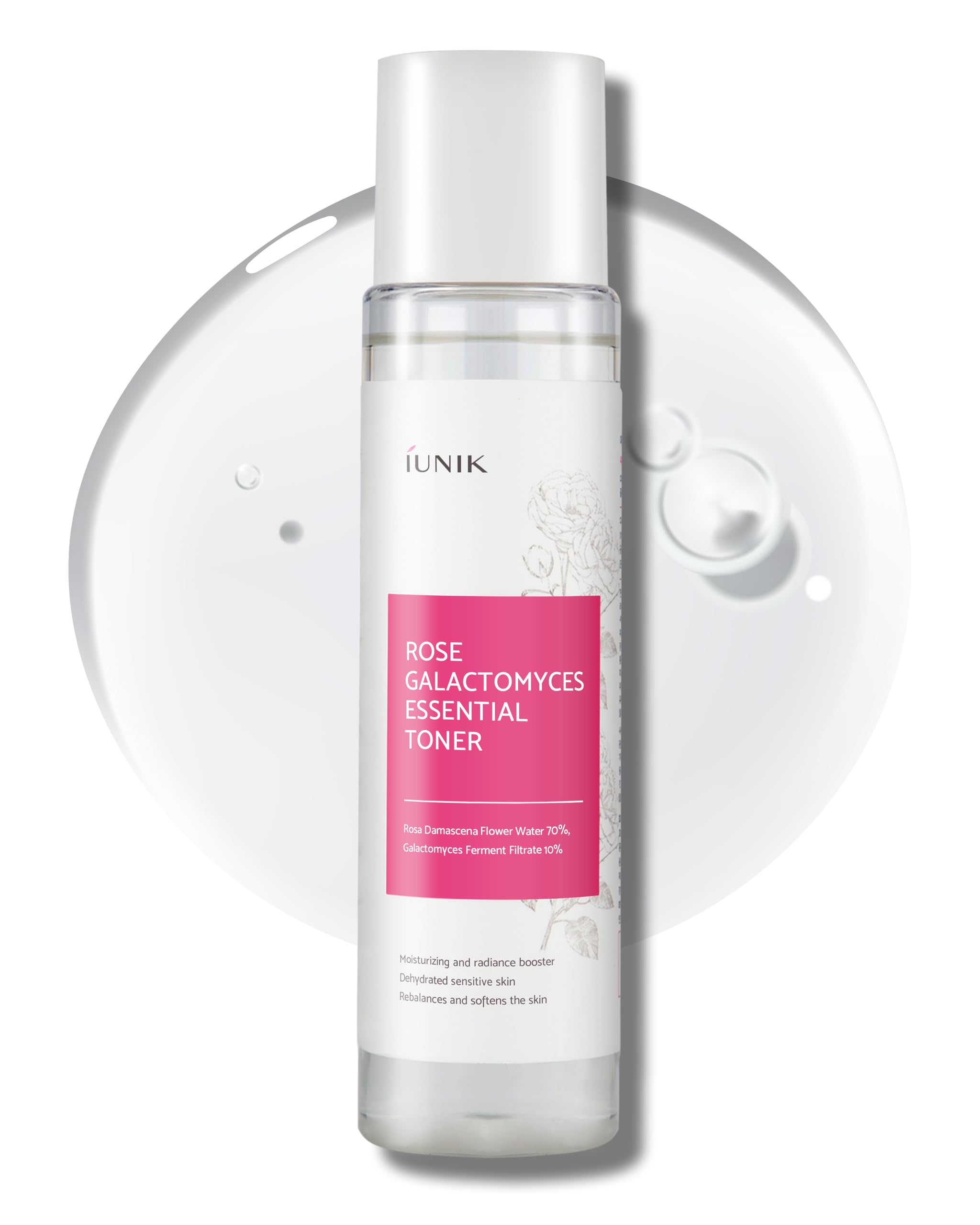 iUNIK - Rose Galactomyces Essential Toner - 200ml