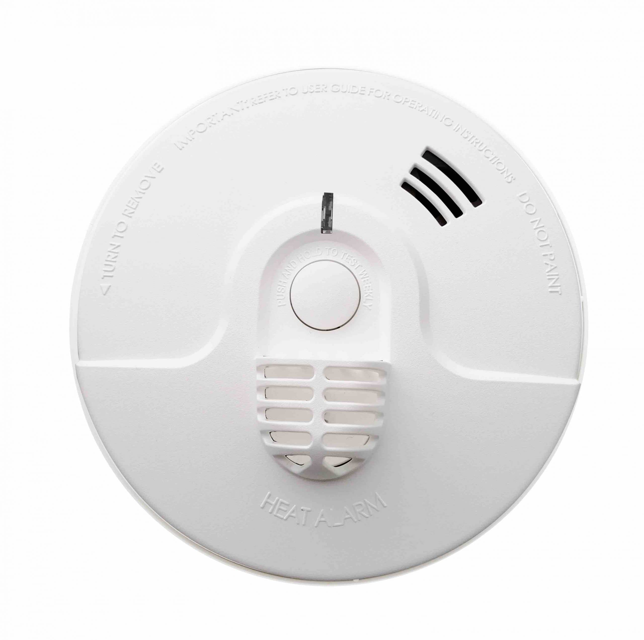 PSA 240V Heat Alarm with 9V Battery Backup