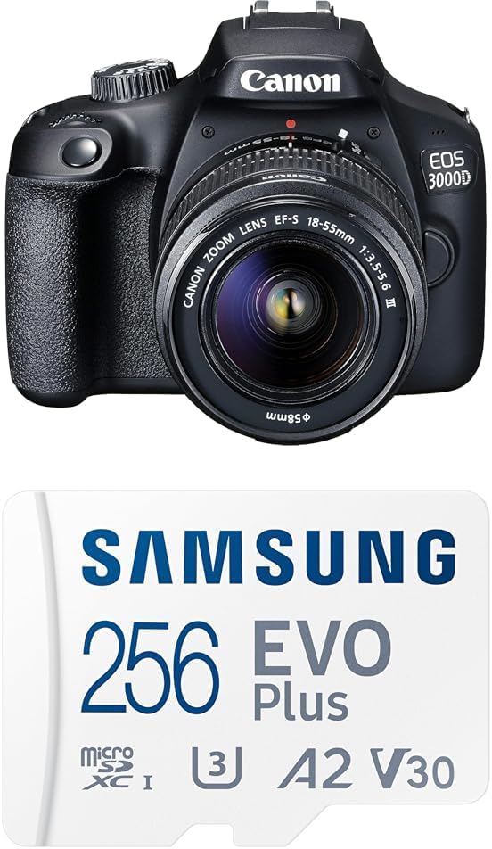 Canon EOS 3000D DSLR Camera