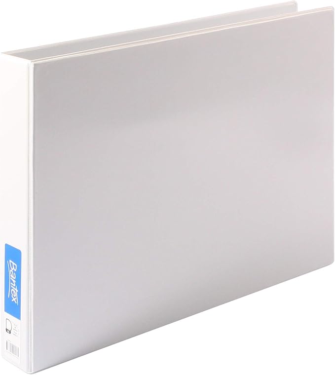 Bantex Insert Binder A3 2D Ring 38mm White