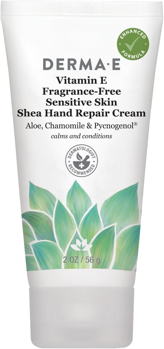 Derma E - Vitamin E Fragrance-Free Therapeutic Shea Hand Repair Cream