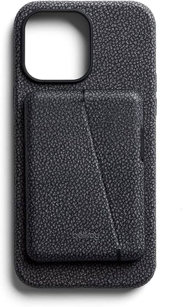 Bellroy Mod Leather Wallet Magsafe Case iPhone 14 Plus - Black