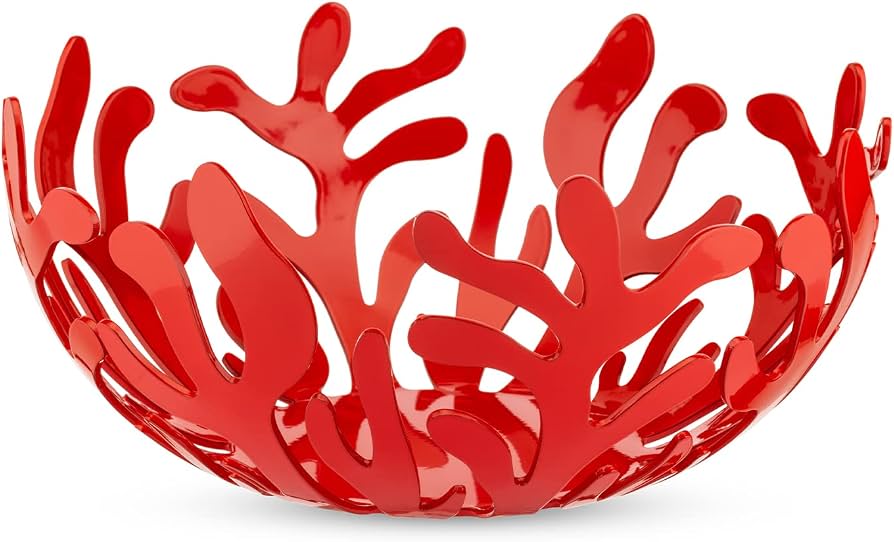 Alessi Mediterraneo Fruit Holder, Red