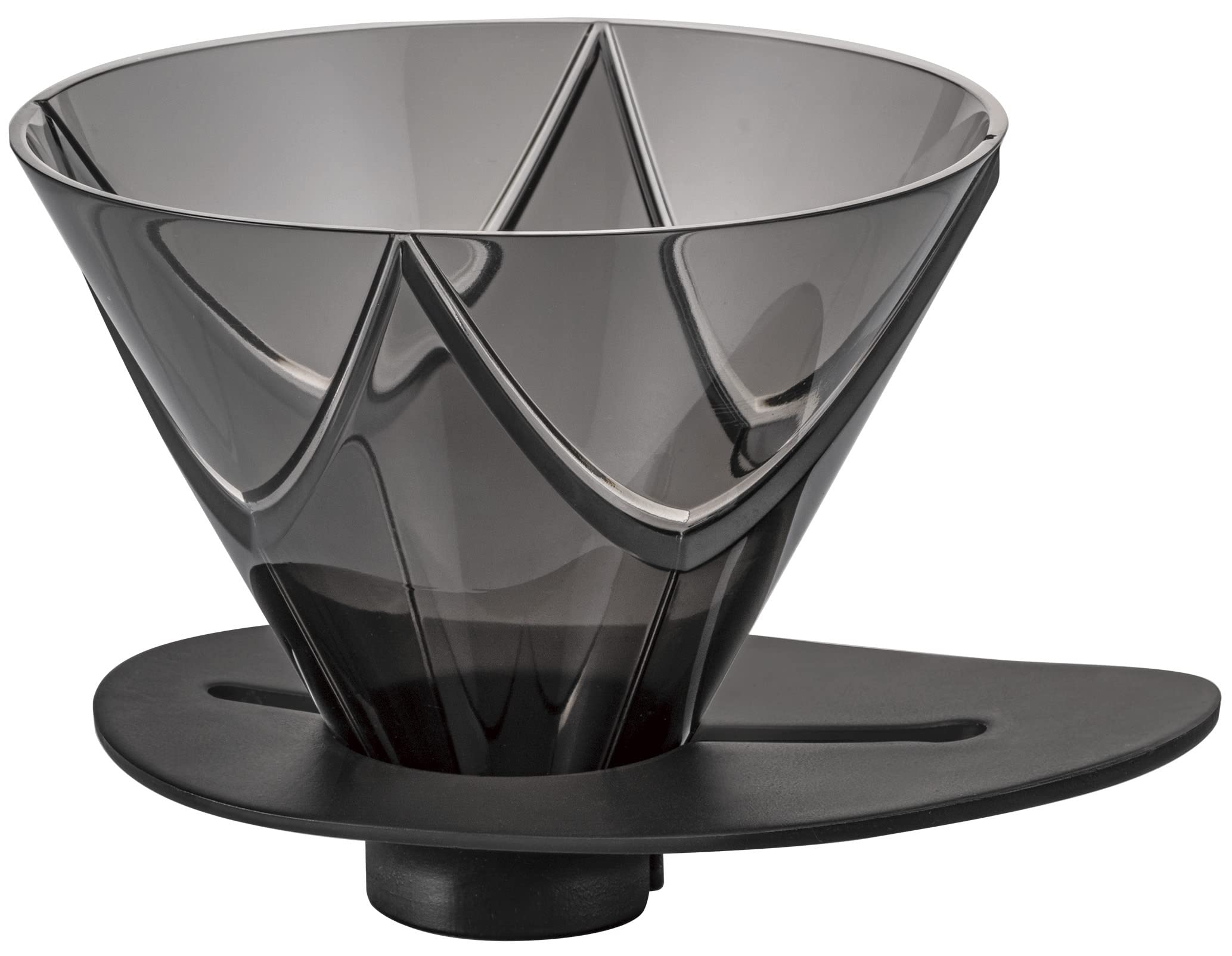 Hario Mugen V60 One Pour Dripper - Clear Black
