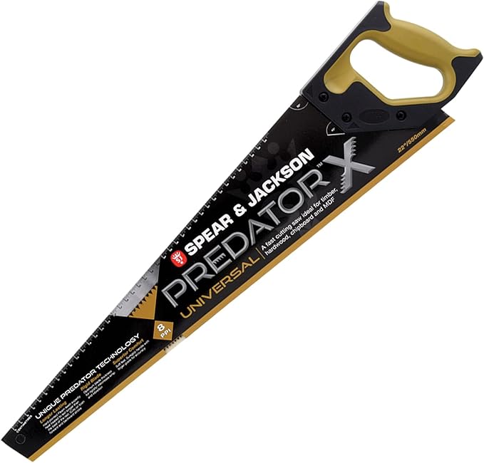 Spear & Jackson B98X Predator Fleam Teeth Hand Saw 550mm