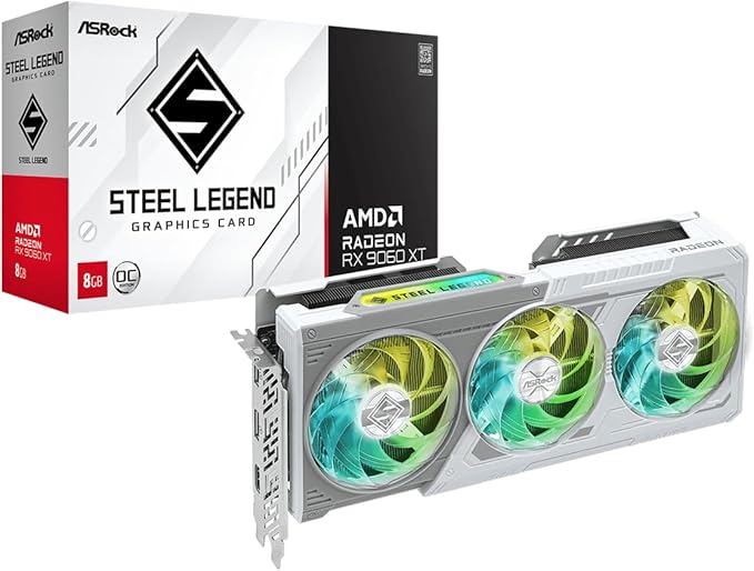 ASRock Radeon RX 9060 XT Steel Legend 8GB OC