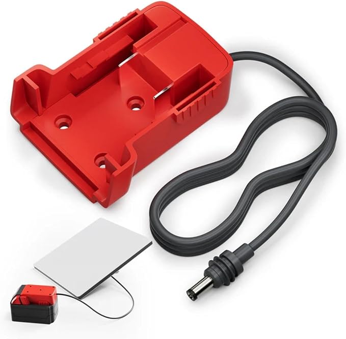 Starlink Mini DC Power Cable with Milwaukee 18V Battery Adapter - 3.28ft/1m