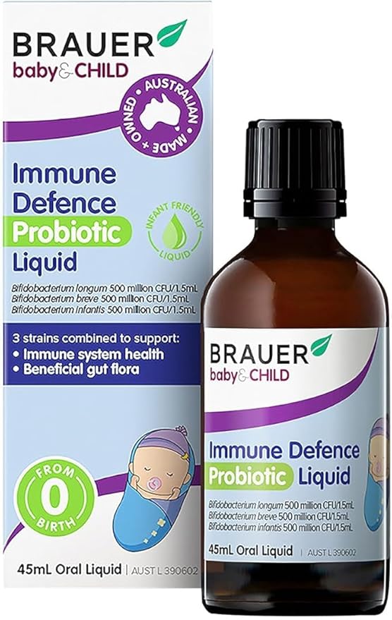 Brauer Baby & Child Immune Defence Probiotic Liquid 45ml