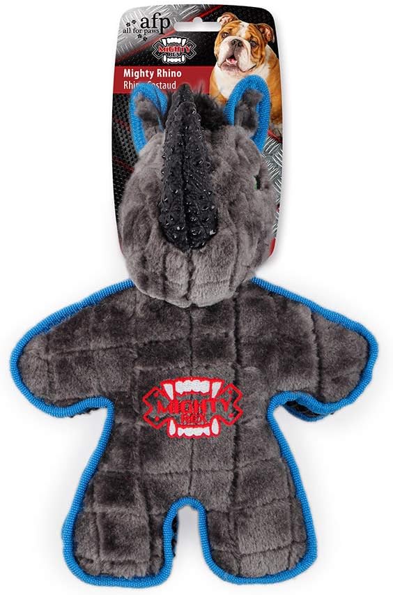 All for Paws Mighty Rex Rhino Dog Toy