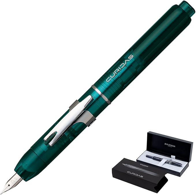 Platinum Curidas Fountain Pen - Graphite Smoke Fine