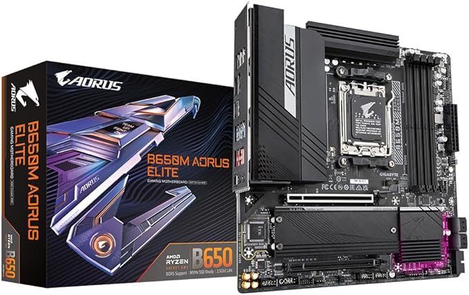 Gigabyte B650M AORUS Elite AM5 M-ATX Motherboard
