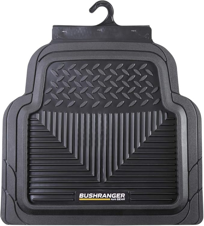 Bushranger 91X02B Mud Tamer Floor Mats Black Rear