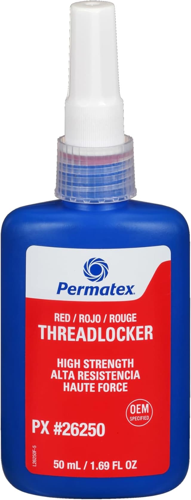 Permatex 26250 Permanent Strength Threadlocker Red 50ml