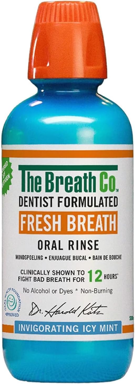 The Breath Co Oral Rinse Icy Mint 500ml