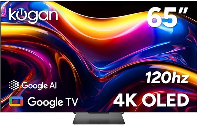 Kogan 65" OLED 4K 120Hz Smart AI Google TV - X98J