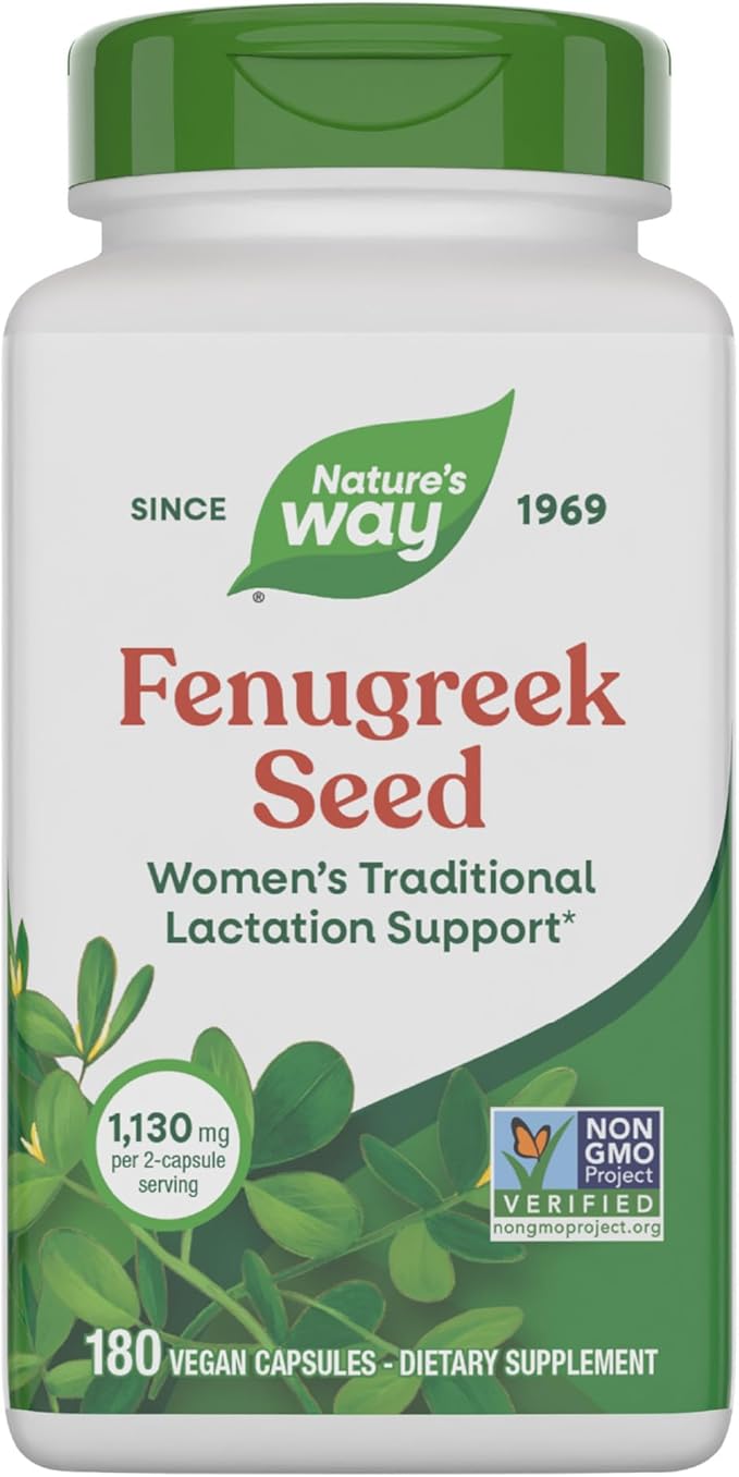 Nature's Way Fenugreek Seed - 180 Capsules