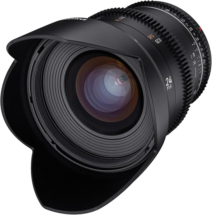 Samyang 24mm T1.5 VDSLR MK2 Cine Lens For Canon EF Mount Body