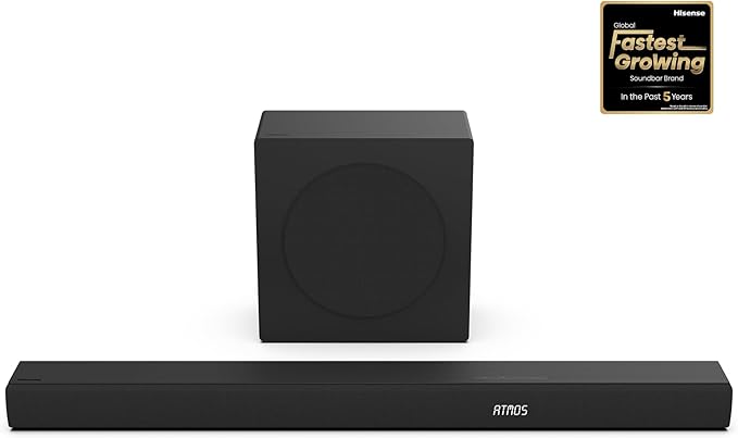 Hisense HS3100 - Sound Bar System - for TV - 3.1-channel - Wireless - Bluetooth