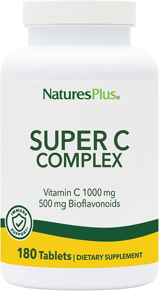 Nature's Plus Super C Complex 180 Vegetarian Capsules