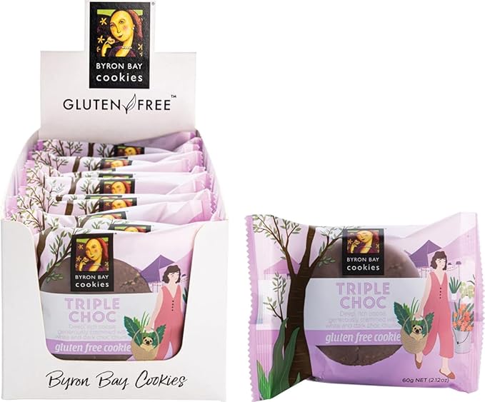 Byron Bay Cookies Gluten Free Triple Choc Fudge 60g