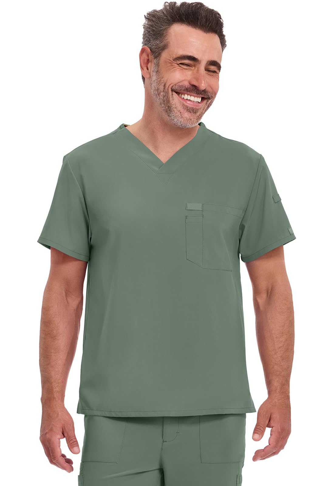 Dickies EDS Essentials Men Scrubs Top Tuckable V-Neck DK635