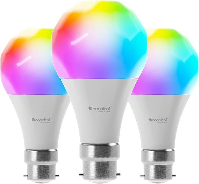 Nanoleaf Essentials B22 (3 Pack) Smart Bulb
