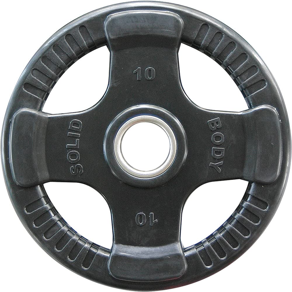 Body-Solid Rubber Grip Olympic Weight Plate, 10 kg