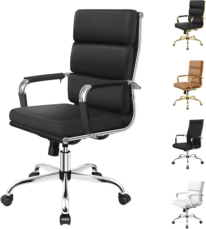 ALFORDSON Office Chair Ergonomic Paddings Black - High Back