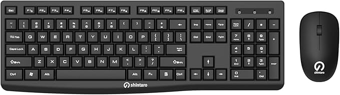 Shintaro Wireless Keyboard & Mouse Combo