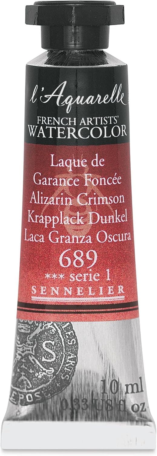 Sennelier Artist Watercolour 689 Alizarin Crimson 10ml