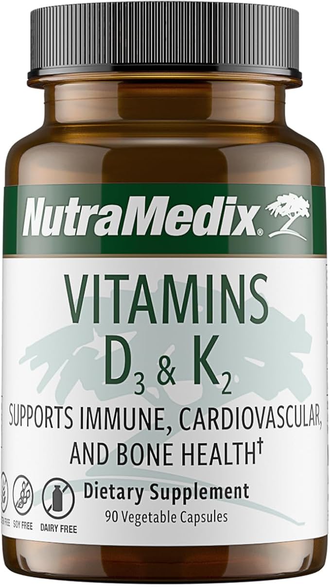 NutraMedix - Vitamin D3 & K2 - 90 Capsules