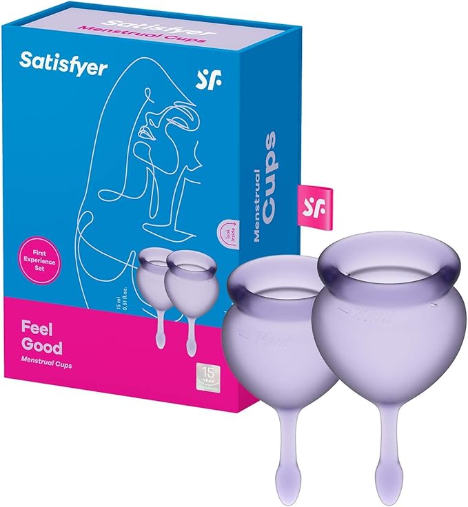 Satisfyer Mermaid Menstrual Cup 2 Units Purple