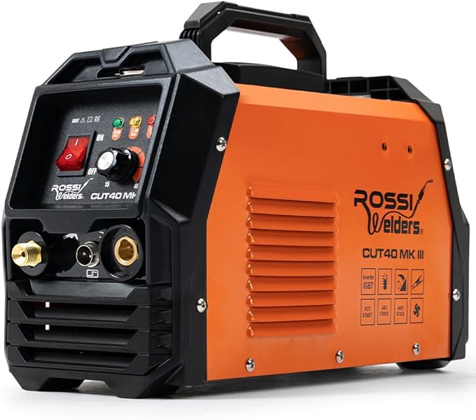 Rossi 40 Amp Plasma Cutter, Portable Oxy Torch Welder Cutting Machine, 15A Plug