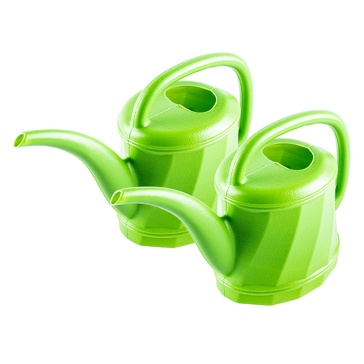 Garden Greens 2pce Watering Can Plastic Lightweight Portable Indoor Plants 1.5L