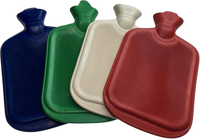 2L Hot Water Bottle Winter Warm Natural Rubber Bag