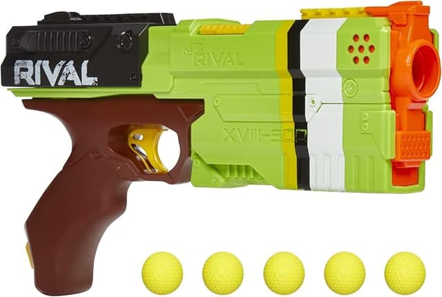 Nerf Rival Kronos-Green XVIII-500 Blaster-Ages 14+ Toy Gun Fire Play Fight - Earn Everyday Rewards, AfterPay Available