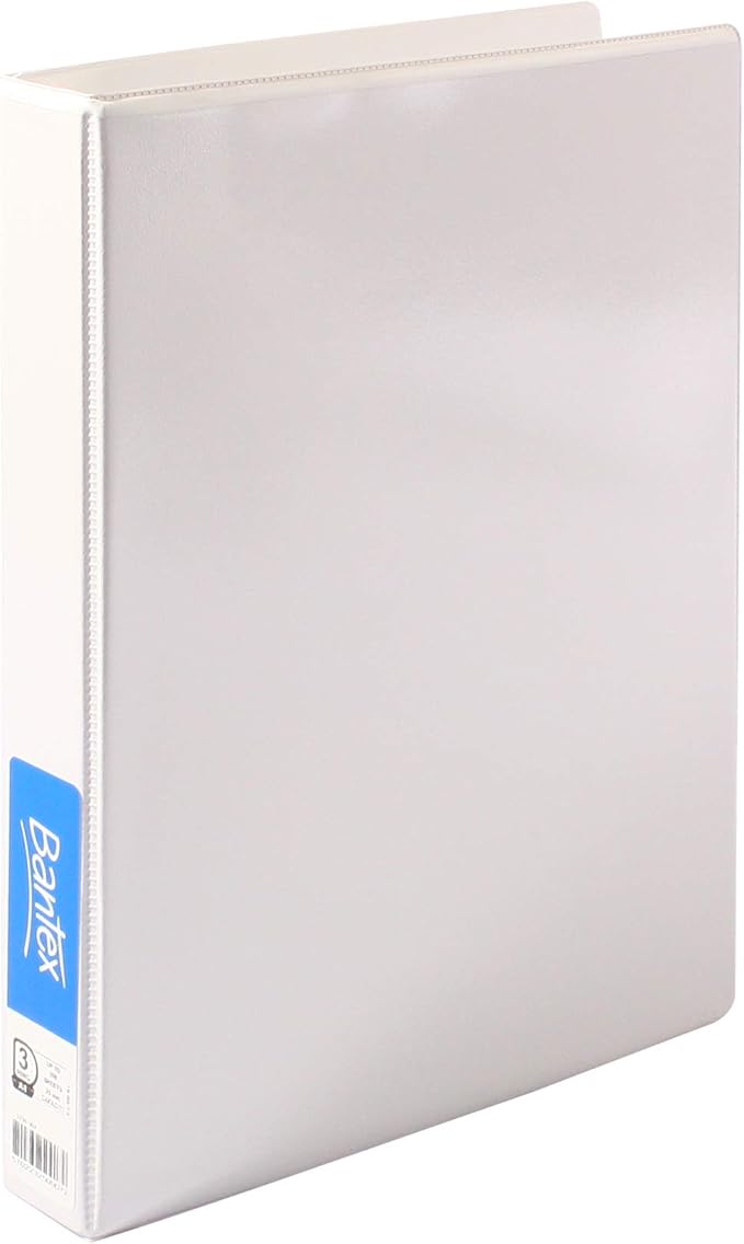 Bantex Insert Binder 3D Ring 25mm A4 White