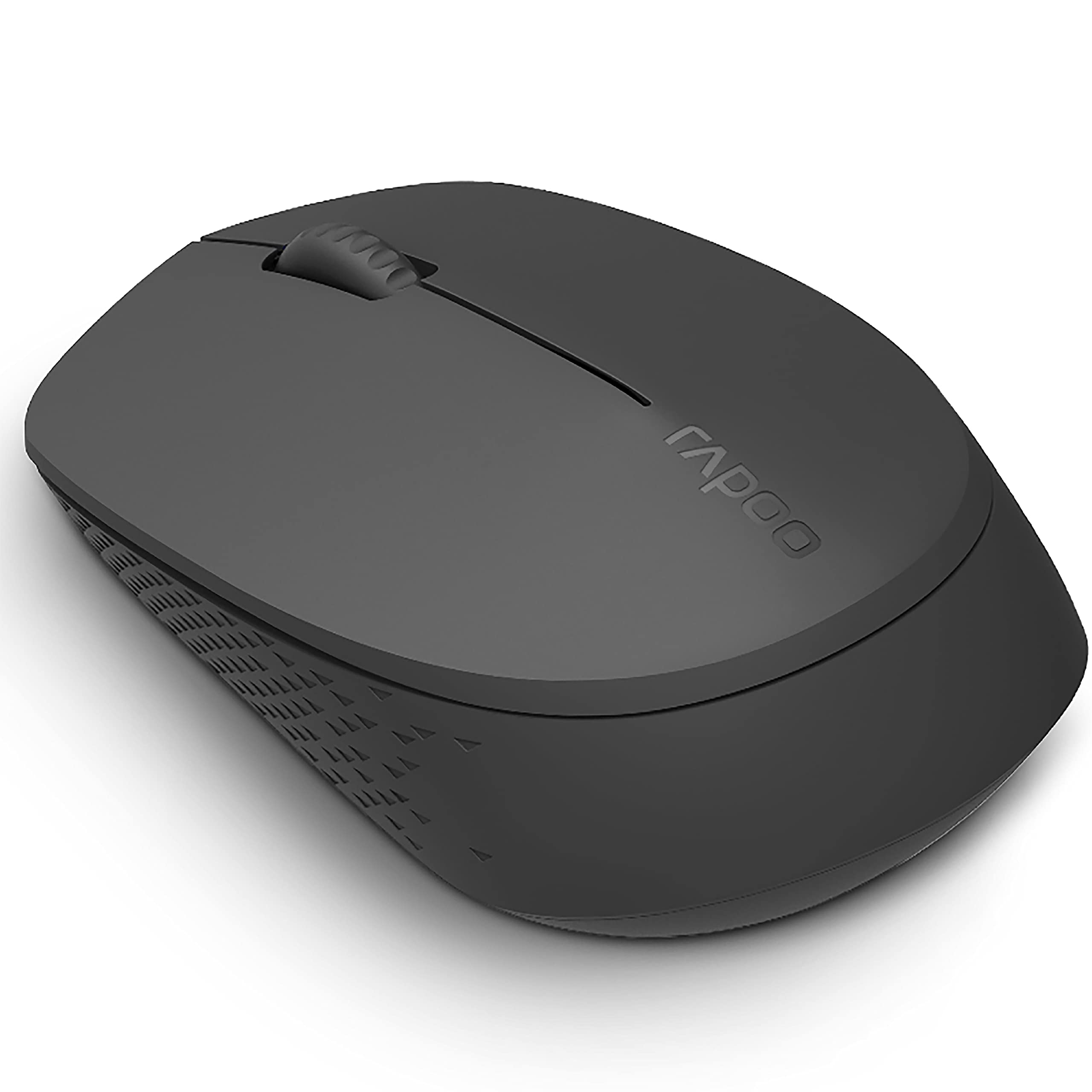 Rapoo M100 2.4GHz Bluetooth Quiet Click Wireless Mouse - Black -